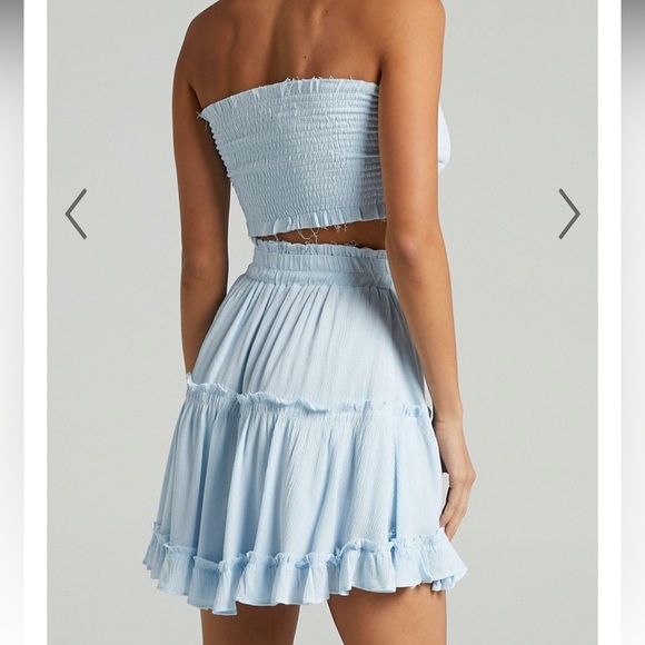 NWT Showpo Outside the Line two piece skirt set, size US 2 - Picture 3 of 9